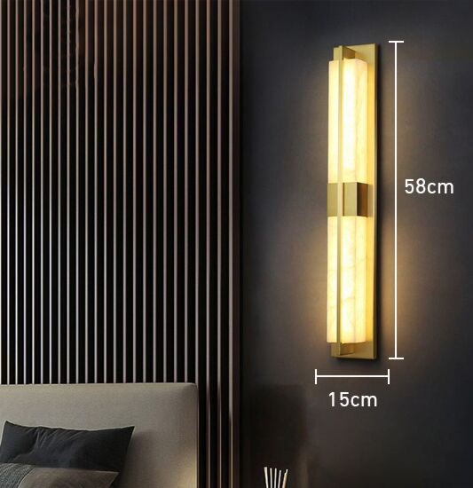 اضاءة جدارية كلاس - ذهبي