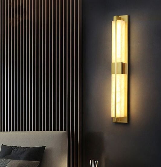 اضاءة جدارية كلاس - ذهبي