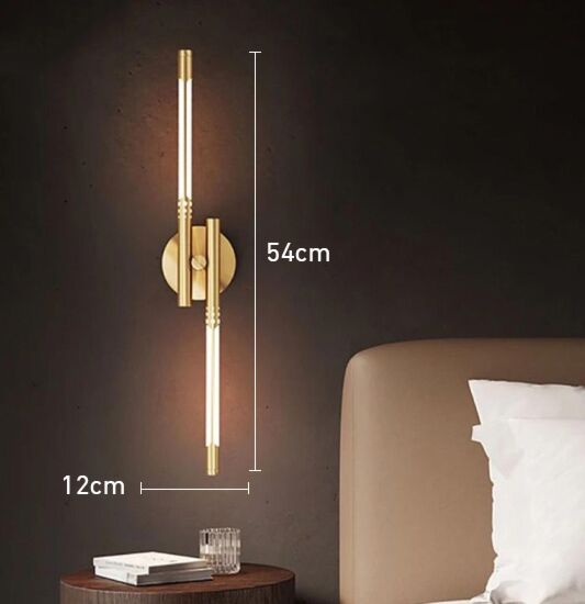 اضاءة جدارية مودرن ريلنو - ذهبي