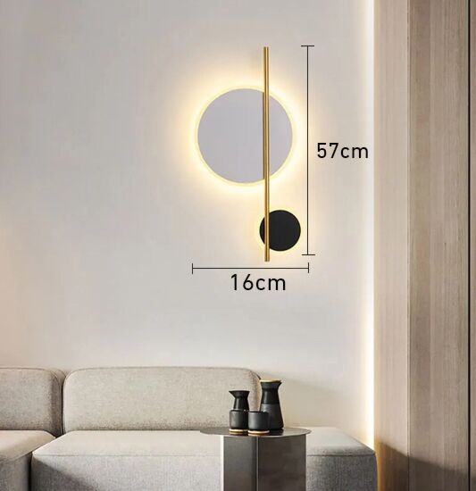 اضاءة جدارية مودرن ميتال