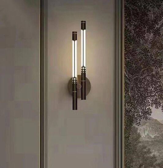 اضاءة جدارية مودرن بارلل - اسود