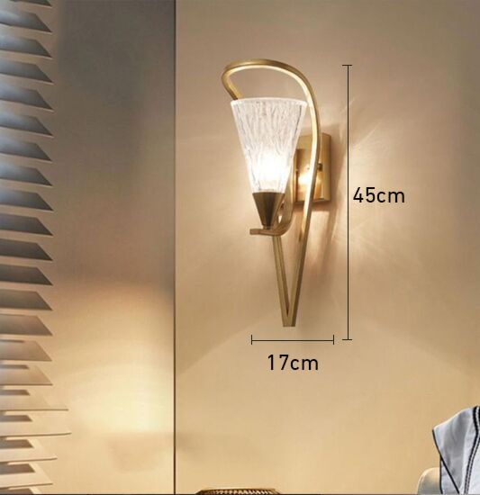 اضاءة جدارية مودرن ماربي - ذهبي