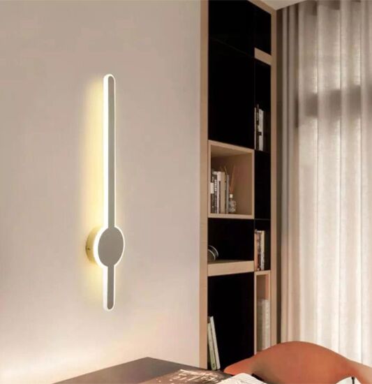 اضاءة جدارية مودرن وايت سو - ابيض