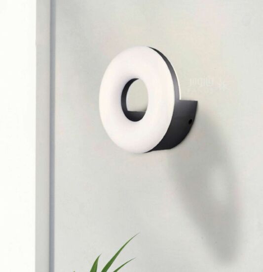 اضاءة جدارية خارجية سيركل - اسود