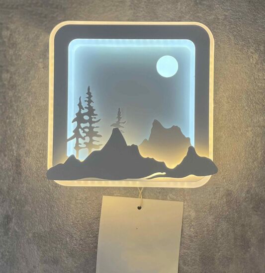 اضاءة جدارية جبال