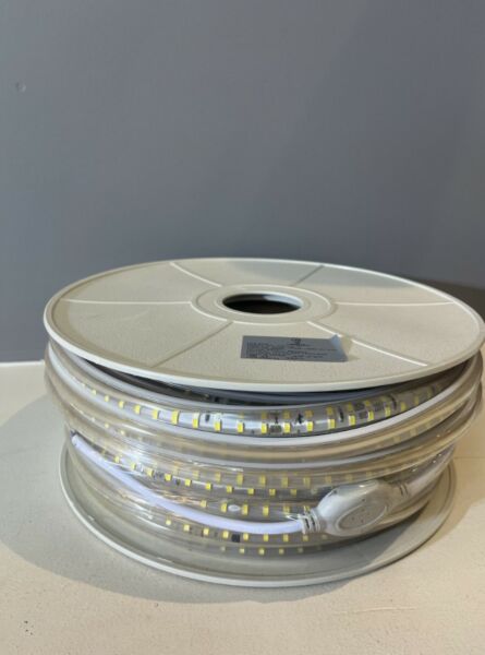 حبل ليد زينة ابيض