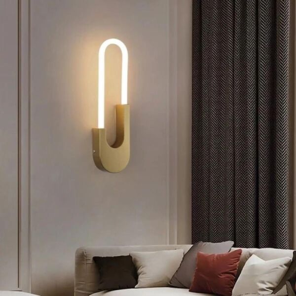 إضاءة جدارية 40 سم - ذهبي