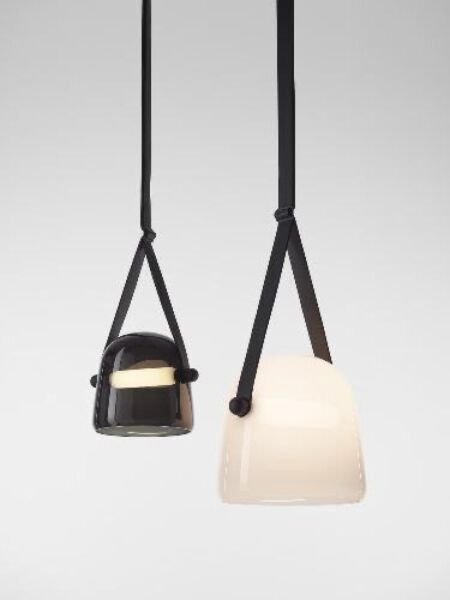 إنارة معلقة زجاج 20 سم - ابيض