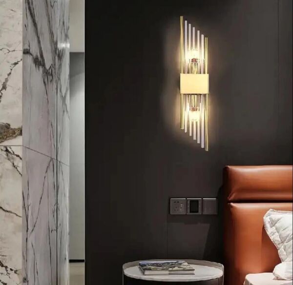 اضاءة جدارية اليكس - ذهبي