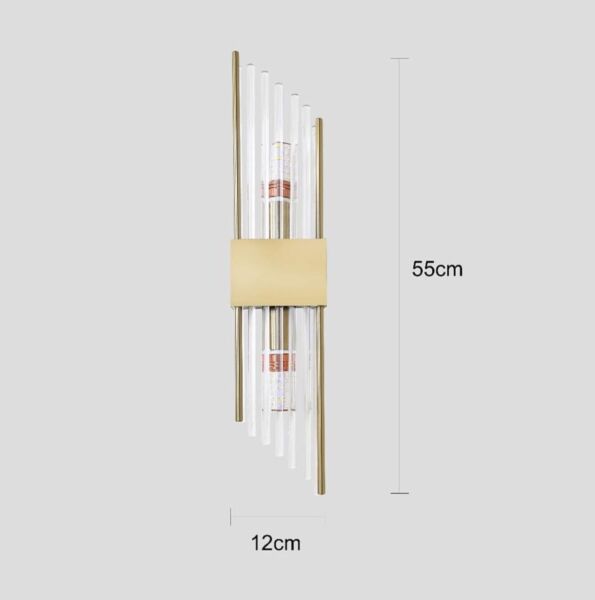 اضاءة جدارية اليكس - ذهبي
