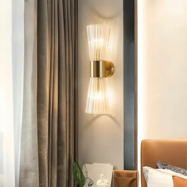اضاءة جدارية مودرن سابو - ذهبي