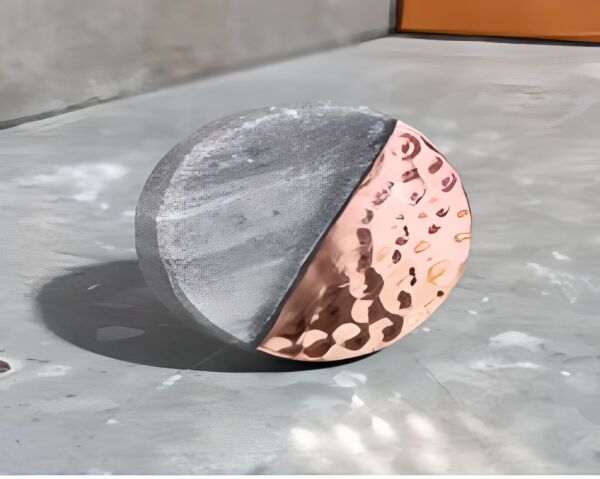 مقبض باب ديموند - رمادي وبرونزي