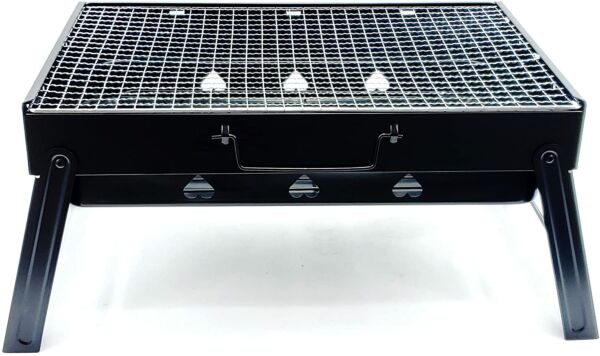 شواية فحم ارغين محمولة كبيرة قابلة للطي من الفولاذ المقاوم للصدأ 