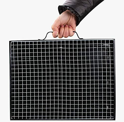 شواية فحم ارغين محمولة كبيرة قابلة للطي من الفولاذ المقاوم للصدأ 