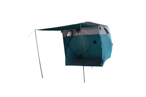 خيمة شاميا بطبقة مزدوجة سريعة الفتح لأربعة أشخاص   متعدد الألوان