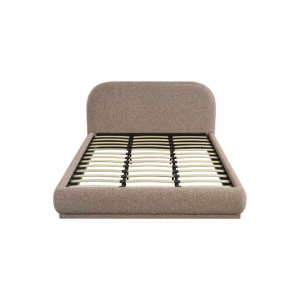 سرير كينغ منجد 180×200 سم ستيف - برتقالي فاتح