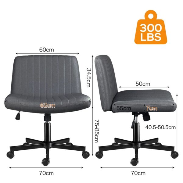 كرسي مكتب متحرك بدون أذرع سبيكتر