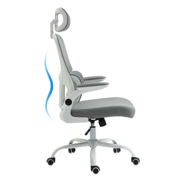 كرسي مكتب قابل للتعديل بيرو - رمادي