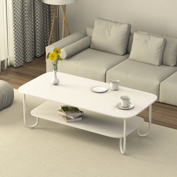 طاولة قهوة سويت هوم - ابيض