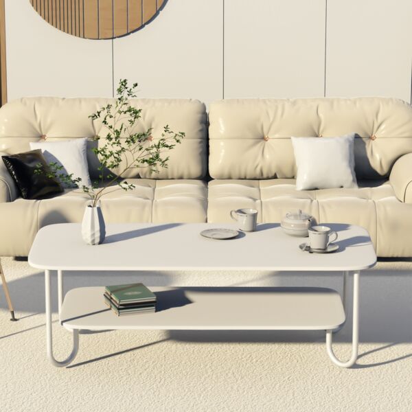 طاولة قهوة سويت هوم - ابيض