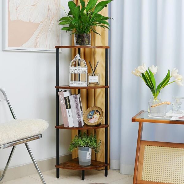 وحدة تنظيم 4 ارفف  بيسك - بني