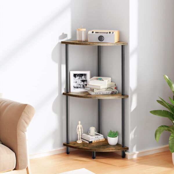 وحدة تنظيم 3 ارفف  بيسك - بني