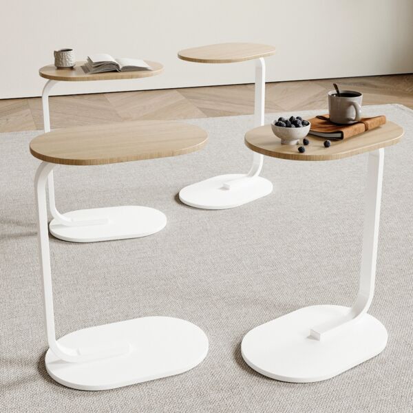 طقم طاولة جانبية 4 قطع