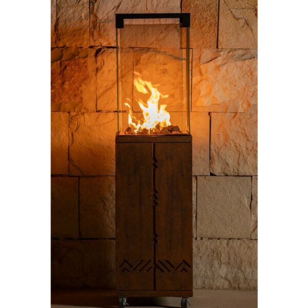 مدفأة أرافو عمودية - برونزي