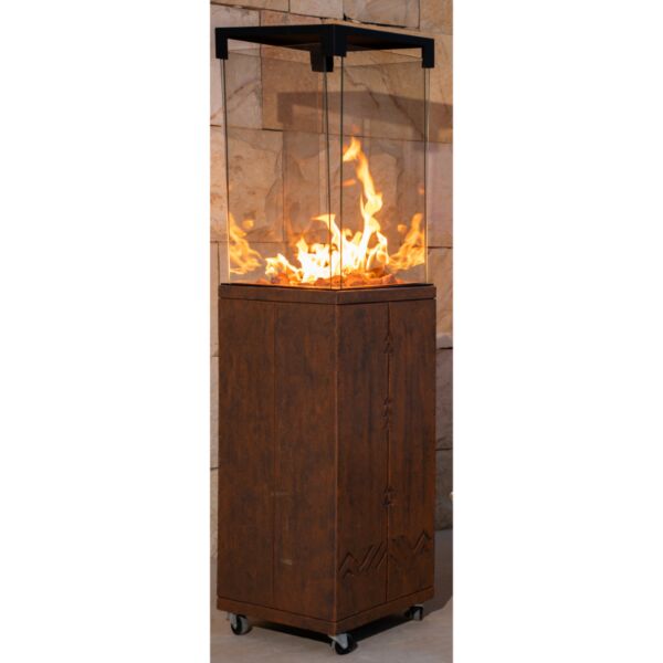 مدفأة أرافو عمودية - برونزي