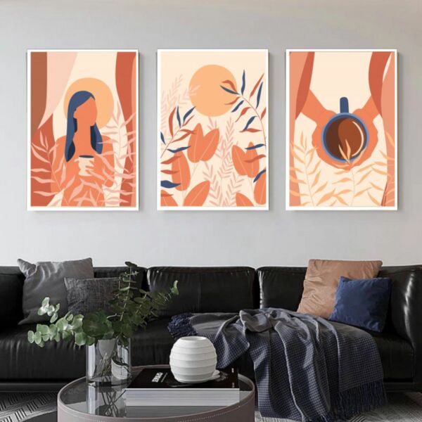 طقم 3 لوحات بوهيمي فاميلي سبيريت