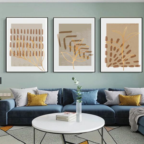 طقم 3 لوحات مودرن اغاليا