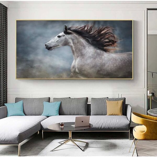 لوحة مودرن غري هورس