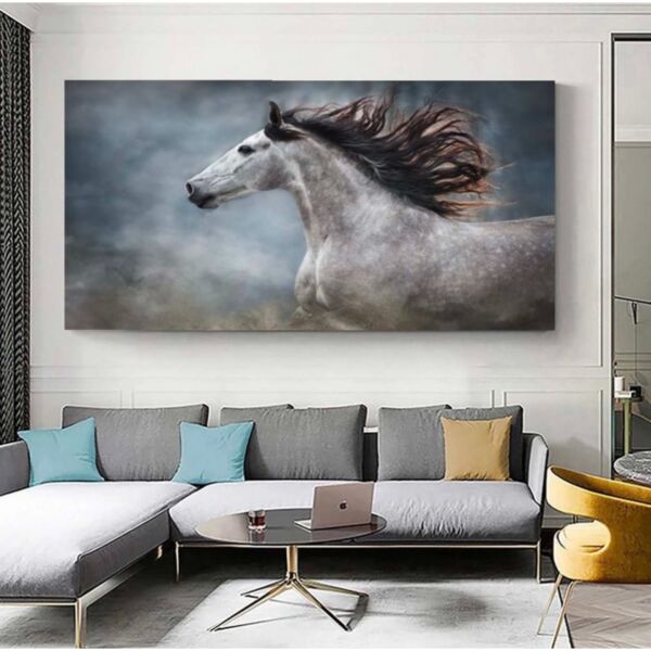 لوحة مودرن غري هورس