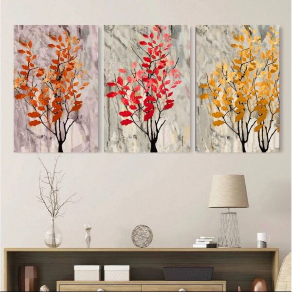 طقم 3 لوحات مودرن ألموند