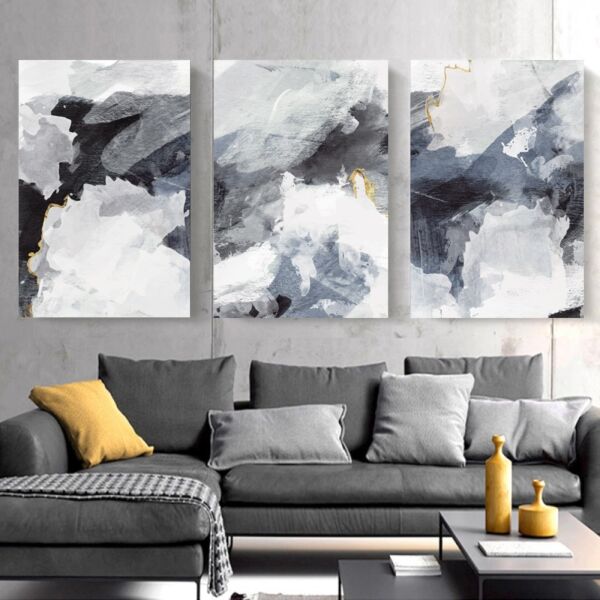 طقم 3 لوحات مودرن آيس موانتنز