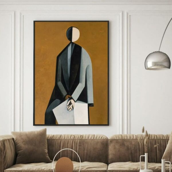 لوحة فنية جدارية بدلة