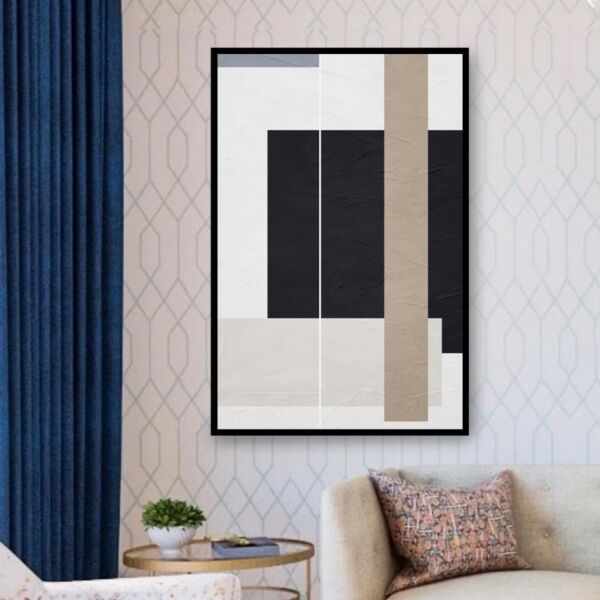 لوحة جدارية مودرن - قماش كانفس - البرواز متعدد الألوان