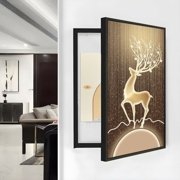 لوحة كانفس غزال - لتغطية طبلون الكهرباء