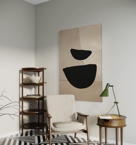 لوحة جدارية فنية مودرن بيلا - قماش كانفس