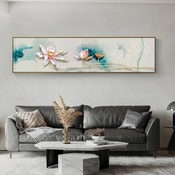 لوحة كانفس فن تجريدي ساتاش