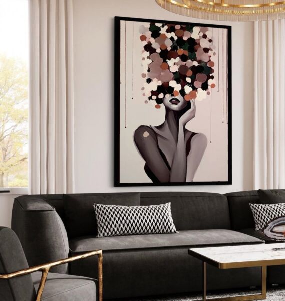 لوحة فن تجريدي فيونكا