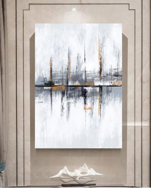 لوحة جدارية تجريدي مودرن رامكو