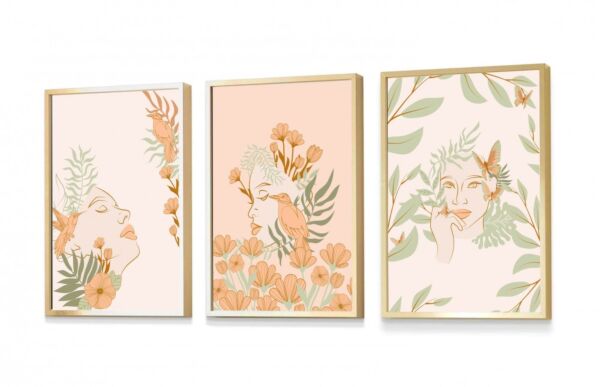 طقم لوحات 3 قطع جيرلان