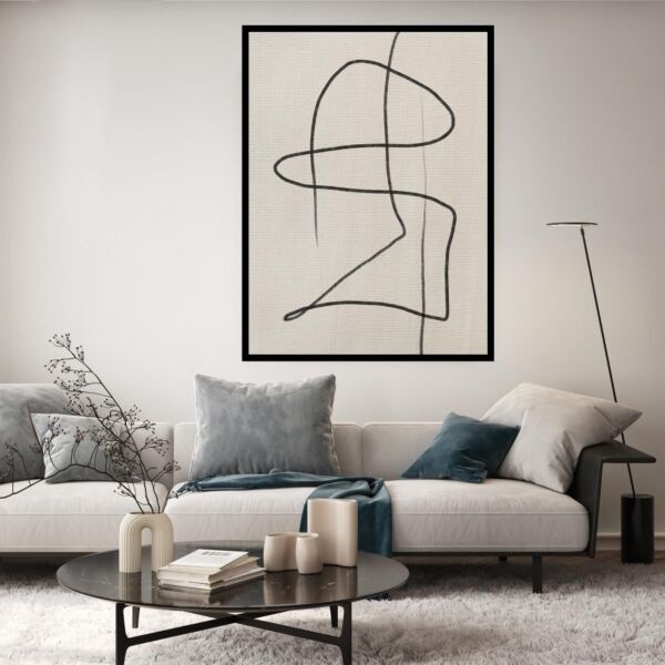 لوحة جدارية فنية مدرن رود - قماش كانفس