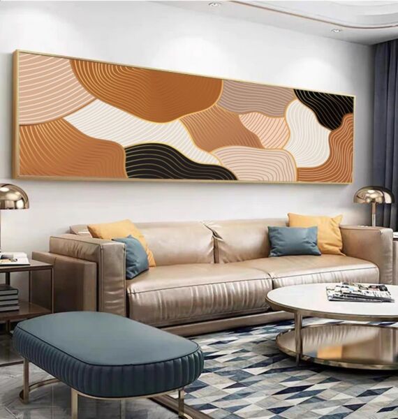 لوحة كانفس تجريدية ريبر