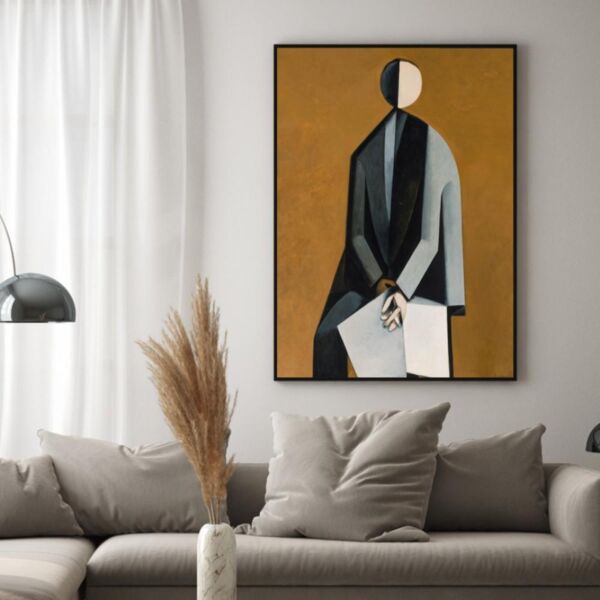 لوحة جدارية فنية اليا - قماش كانفس