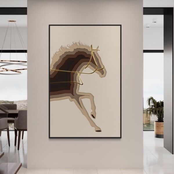 لوحة للخيل باسلوب مودرن