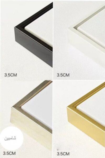 لوحة خيل قماش كنفاس خلفية بيضاء