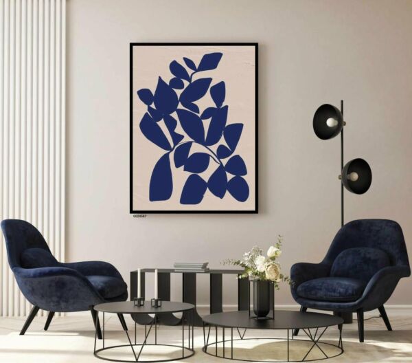 لوحة جدارية فنية رومير 70x100 سم - برواز اسود