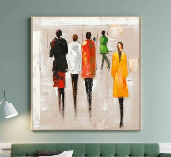 لوحة كنفاس فن تشكيلي